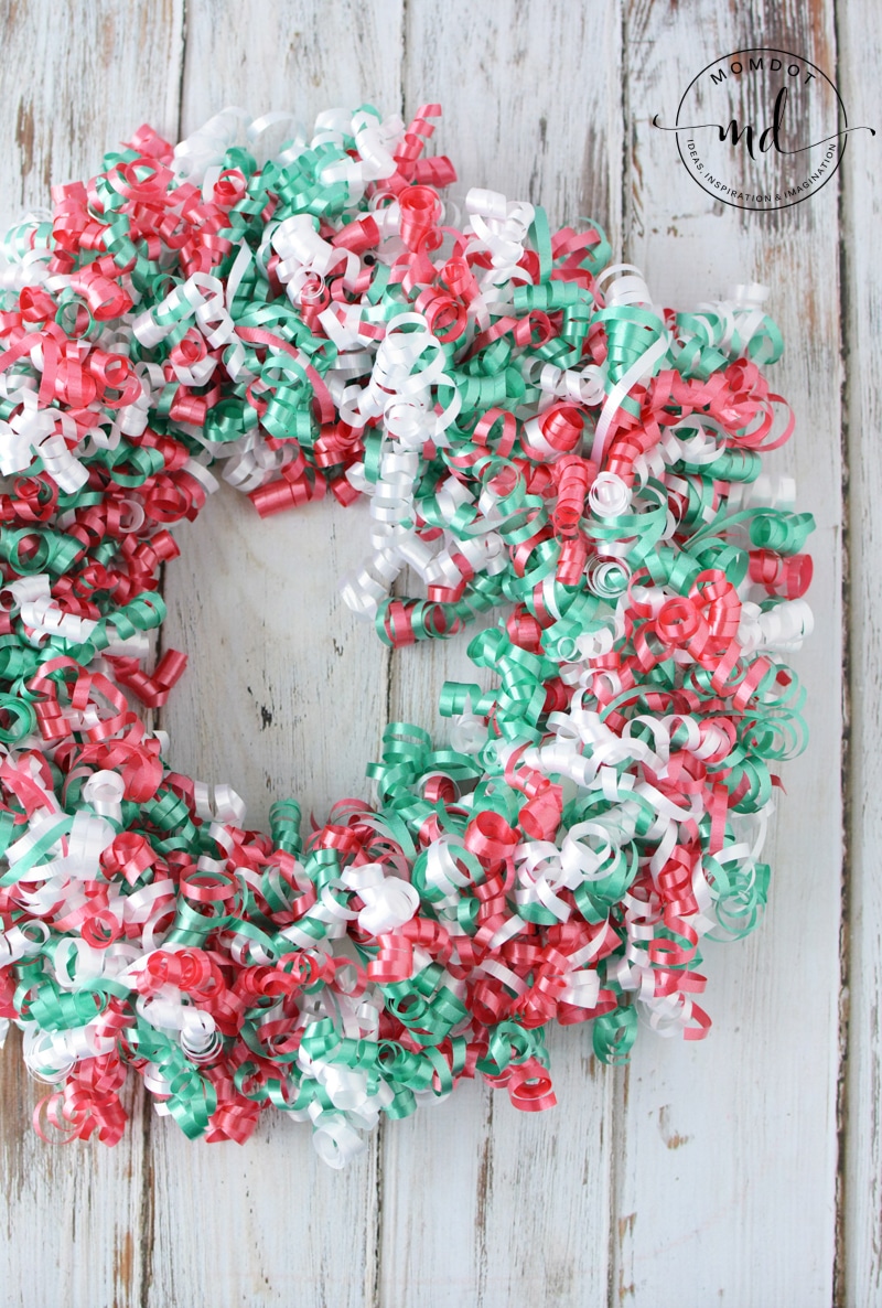 Christmas Wreath DIY with Curly Korker Ribbons