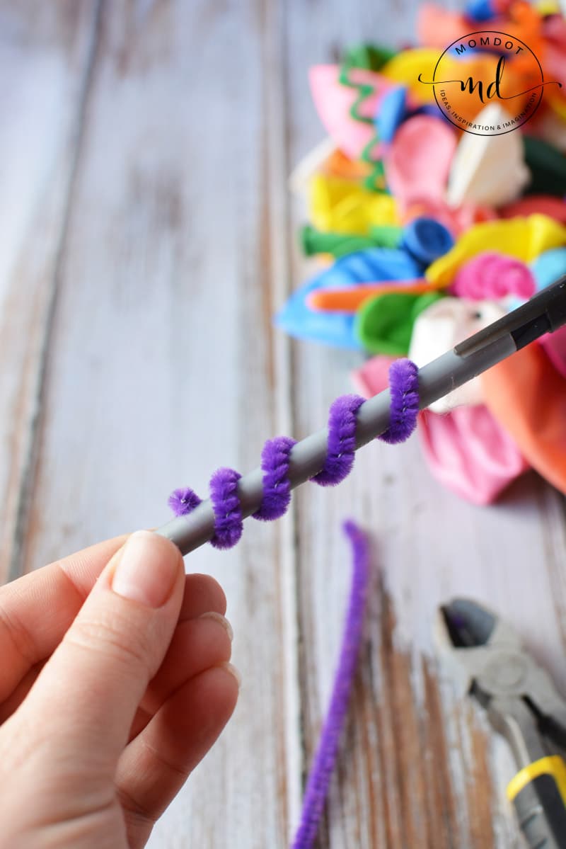 pipe cleaner curl