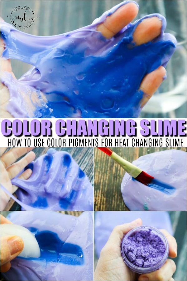 color changing heat slime