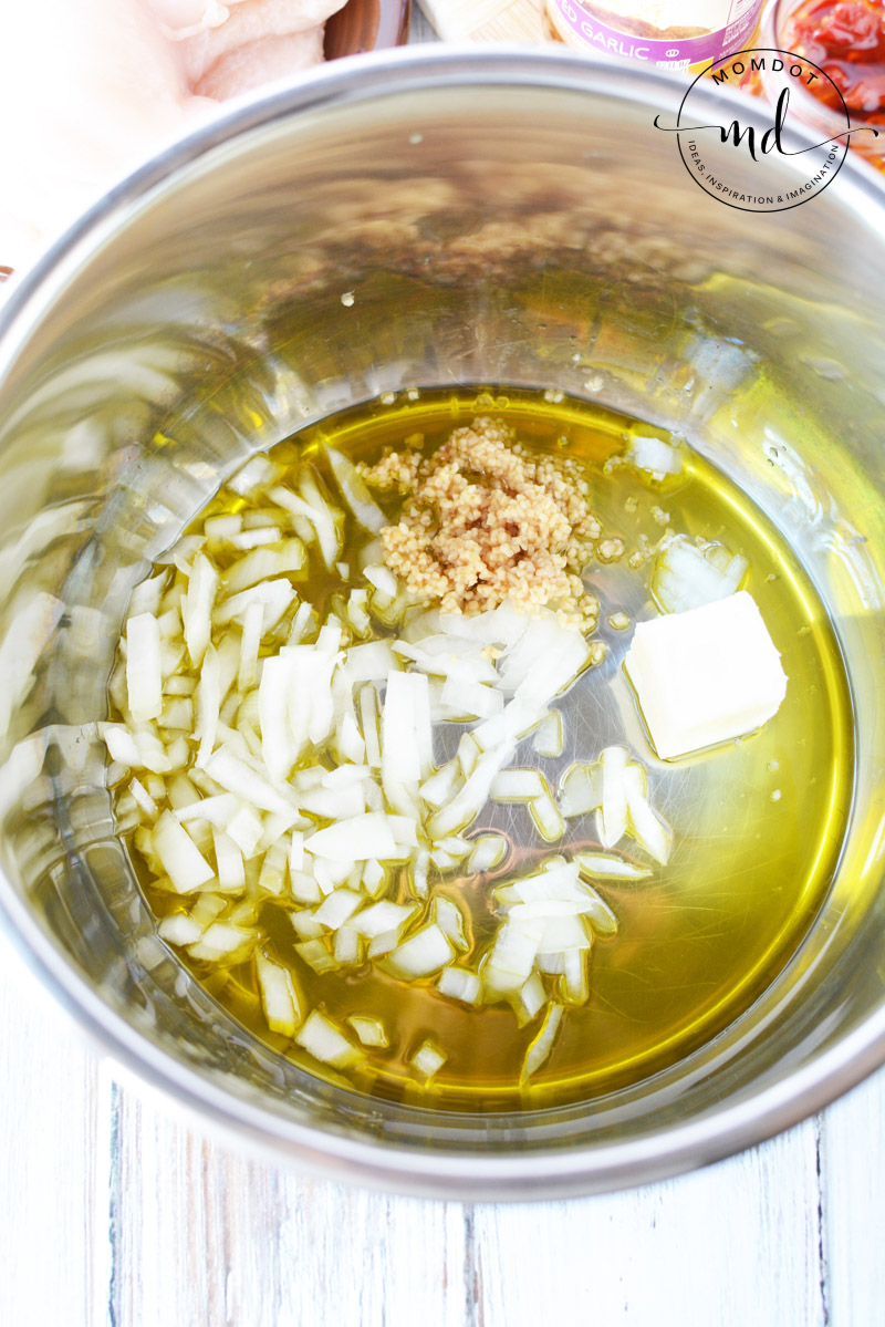 garlic and onions saute