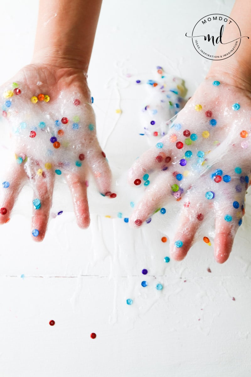 Clear Glue Slime Recipe - Little Bins for Little Hands