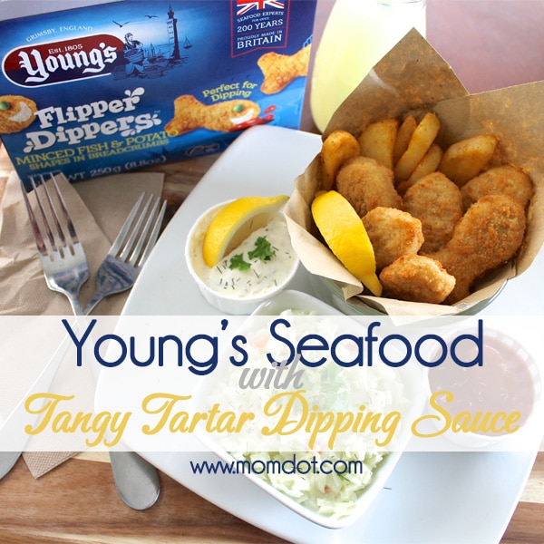 Young's Seafood with Tangy Tartar Dipping Sauce