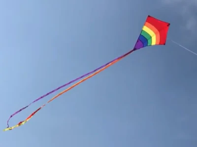 In the Breeze Rainbow 27 Inch Diamond Kite