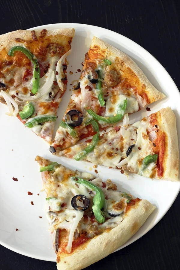 Baked Frozen Pizza