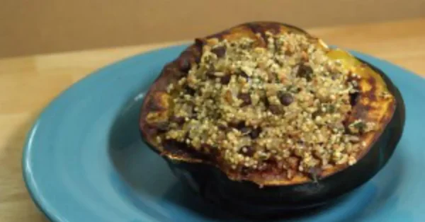 Vegan Stuffed Acorn Squash